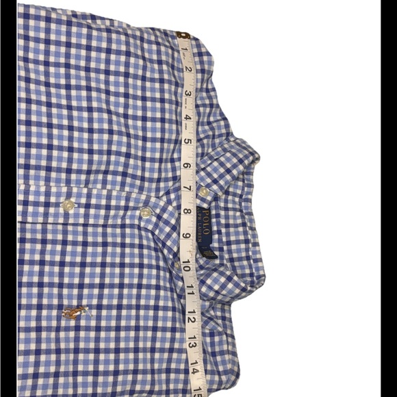Polo by Ralph Lauren Blue Checkered Shirt - Picture 5 of 9